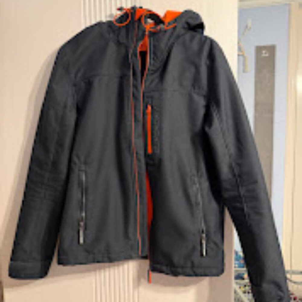 Superdry - Windtrekker - Black/Orange - Large